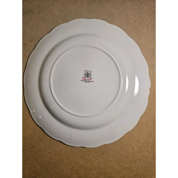 Vintage Royal Kent Bone China Staffordshire England Salad Plate Violets Floral - Picture 2 of 6